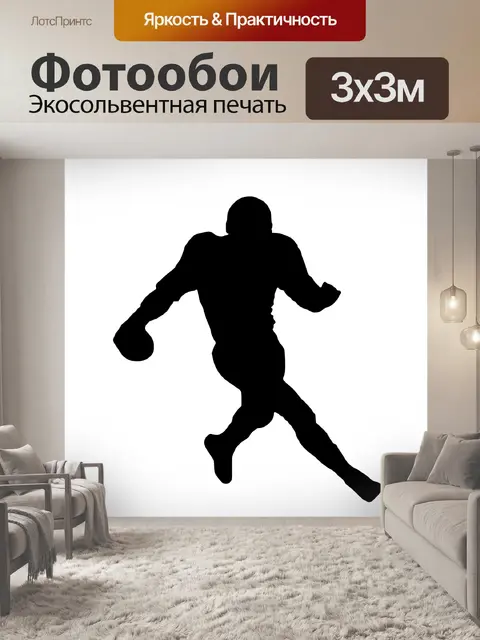 Фотообои Силуэт nfl, национальный, футбол