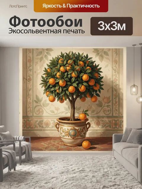 300 × 300 см · Экосольвентная печать