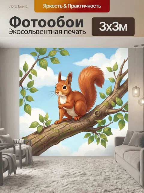 300 × 300 см · Экосольвентная печать