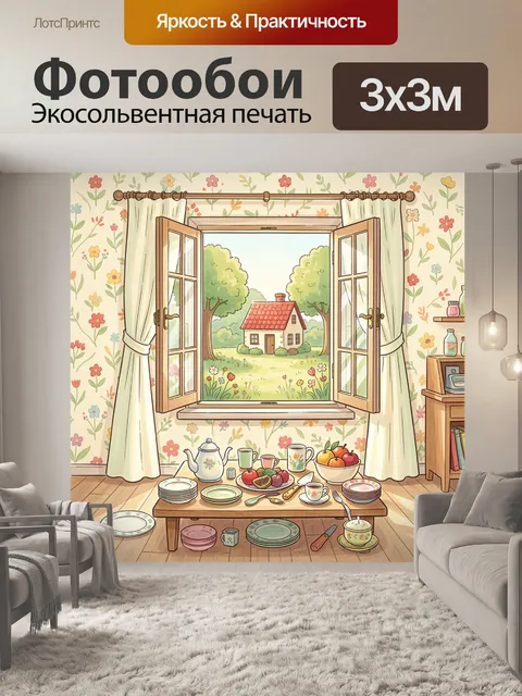 300 × 300 см · Экосольвентная печать