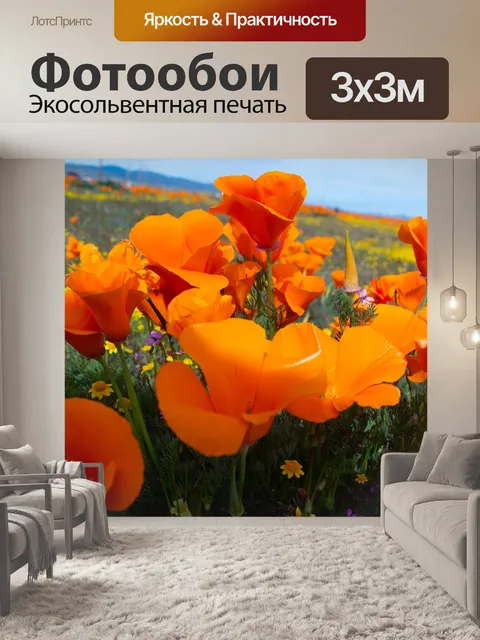 Фотообои Цветы