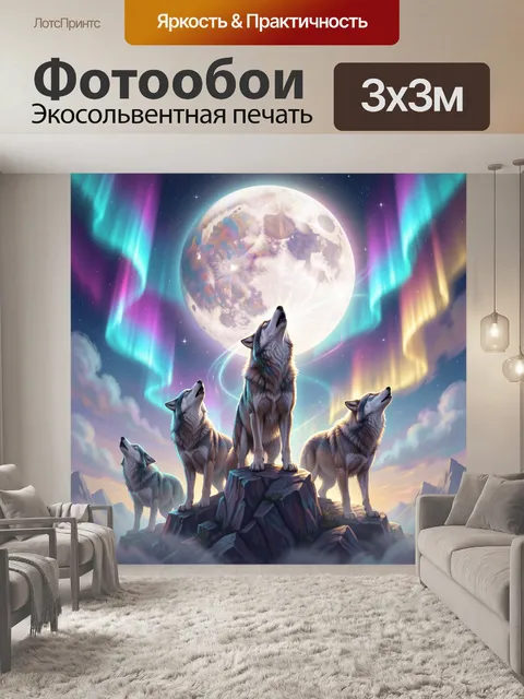 300 × 300 см · Экосольвентная печать