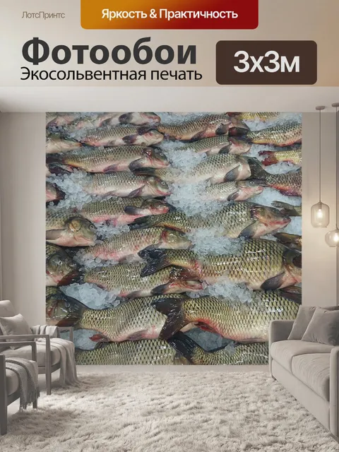 Фотообои Свежая рыба