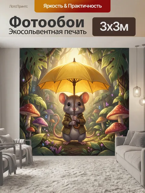 300 × 300 см · Экосольвентная печать