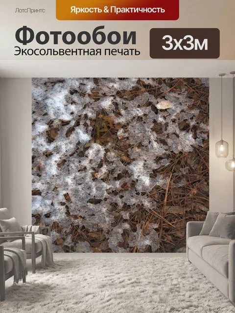 Фотообои Ледяной узор
