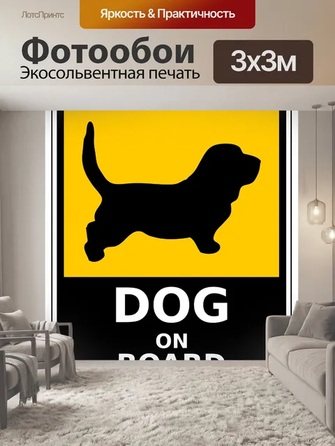 Фотообои Собака на борту Вход