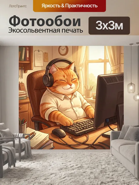 300 × 300 см · Экосольвентная печать