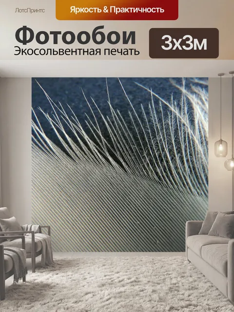 Фотообои Лебединое перо