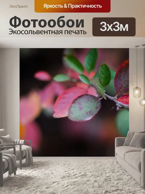 Фотообои Листья