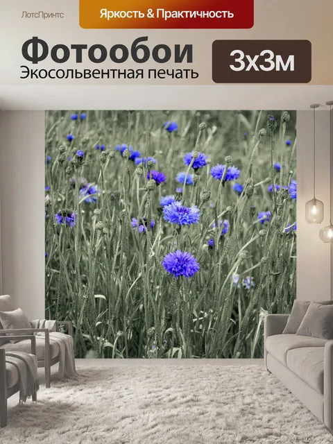 Фотообои Васильковый
