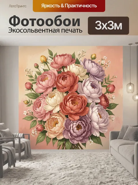 300 × 300 см · Экосольвентная печать
