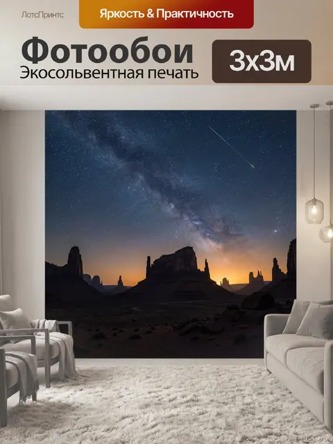 300 × 300 см · Экосольвентная печать
