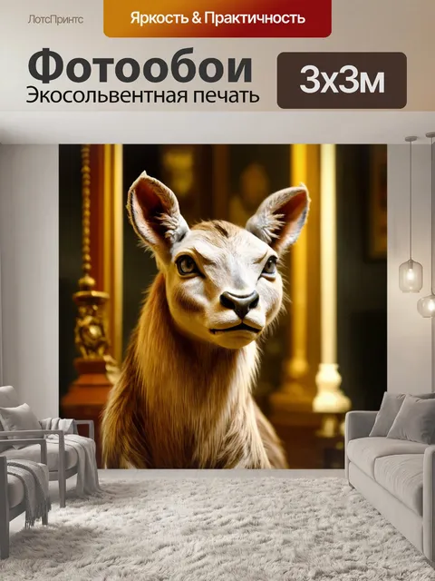 Фотообои животные в стиле барокко