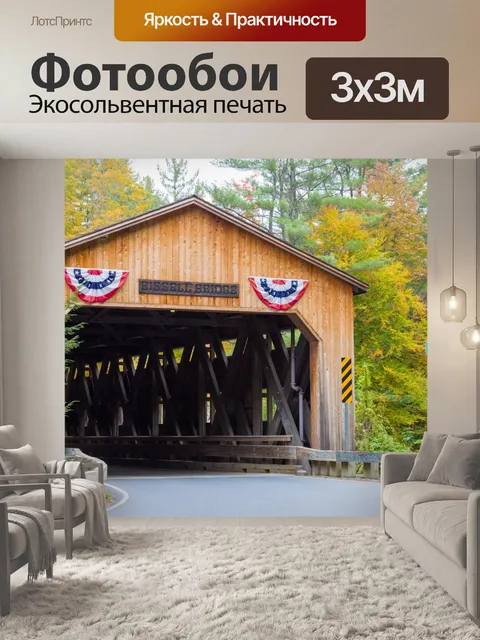 Фотообои Покрытый мост