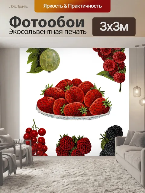Фотообои Фруктовое Винтажное Искусство