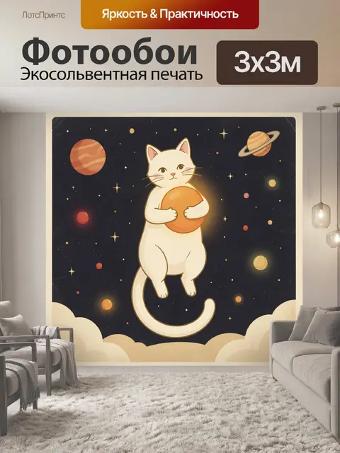 300 × 300 см · Экосольвентная печать