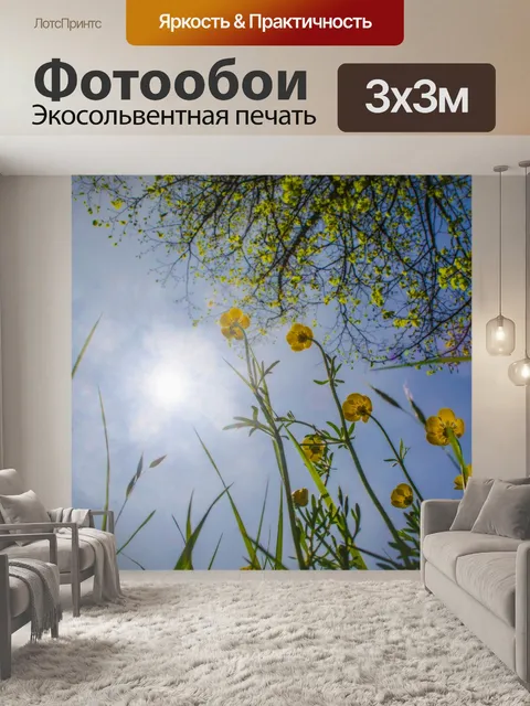 Фотообои Цветы