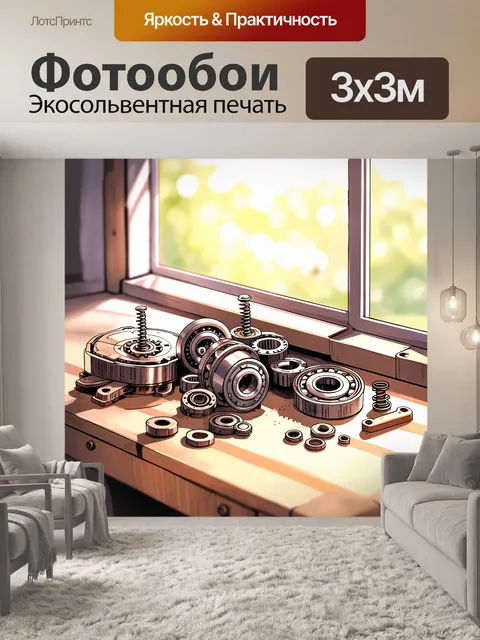 Фотообои описание старинного механизма