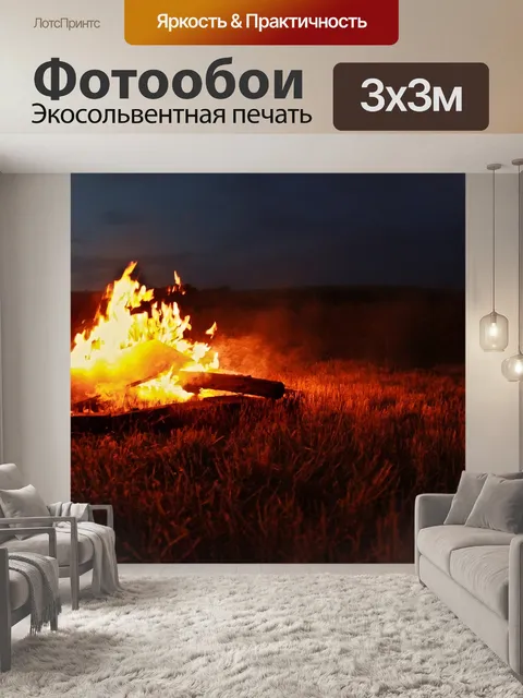 Фотообои Пожар