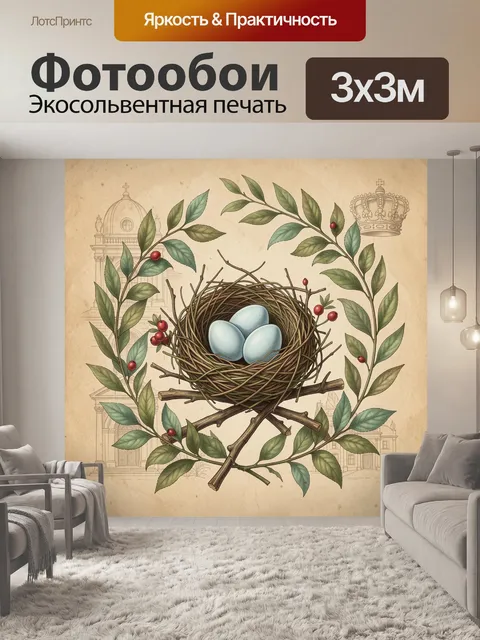 300 × 300 см · Экосольвентная печать
