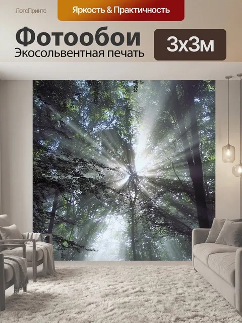 Фотообои Солнечные лучи