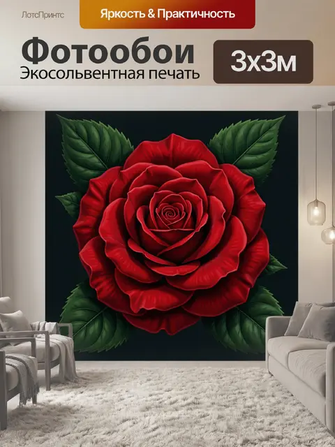 300 × 300 см · Экосольвентная печать