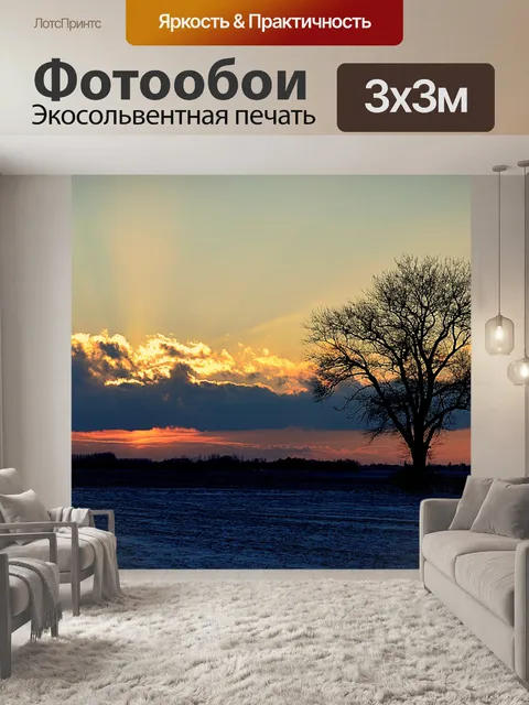 Фотообои Зимний вечер