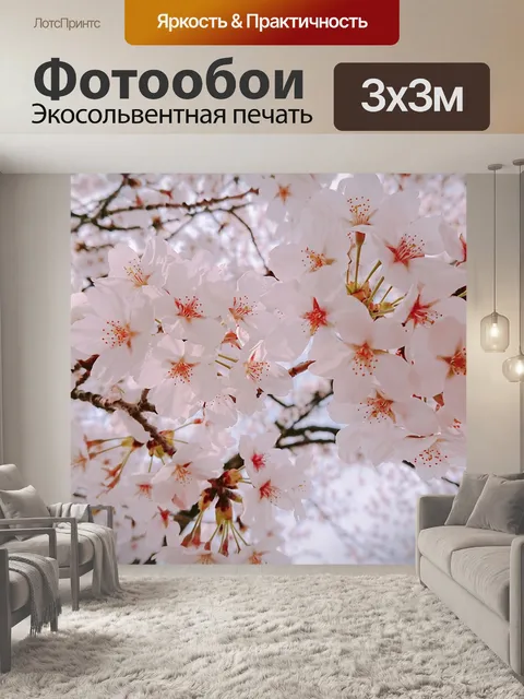 Фотообои Цветение вишни