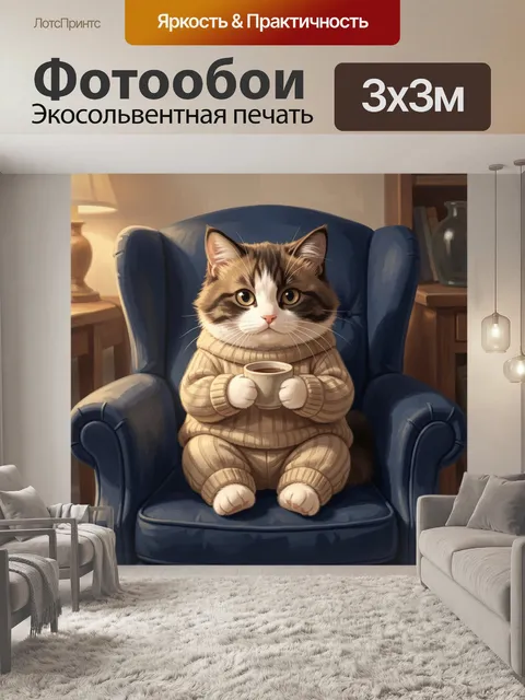 300 × 300 см · Экосольвентная печать