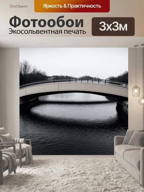 Фотообои фотография в черно-белом минимализме