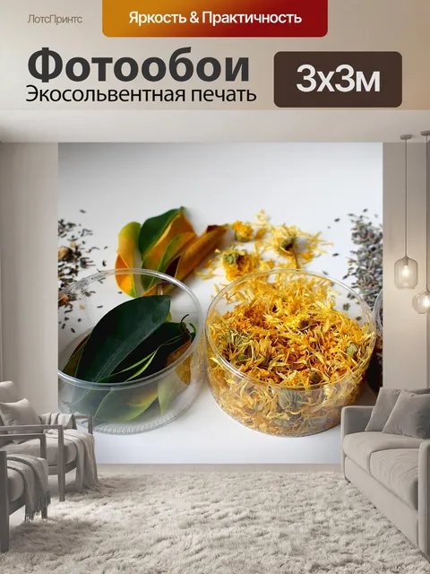 Фотообои Сухоцветы