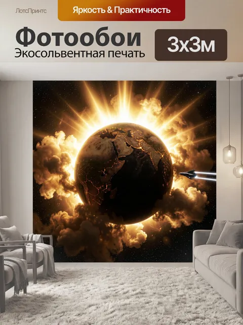 Фотообои Планета Земля в космосе
