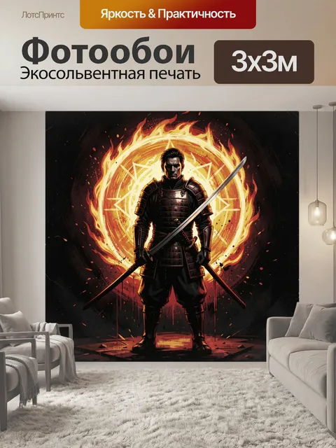 300 × 300 см · Экосольвентная печать