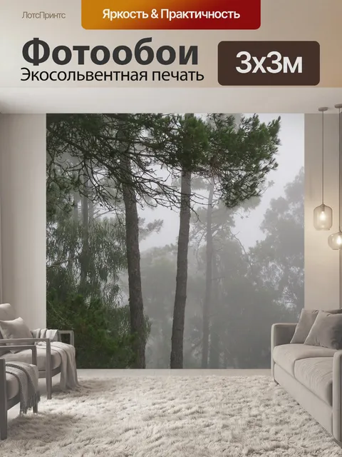 Фотообои Сосновый лес