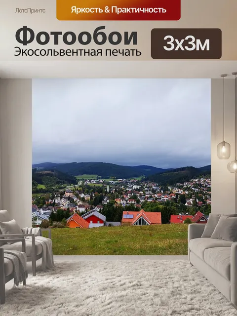 Фотообои Черный лес