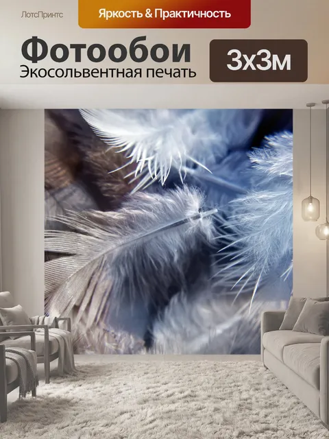 Фотообои Птичьи перья 5