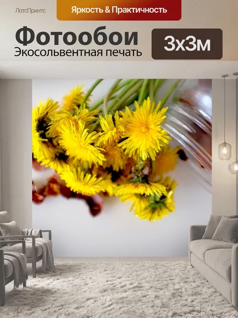 Фотообои Одуванчики