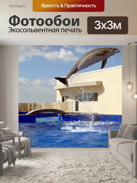 Фотообои Дельфин Прыжки