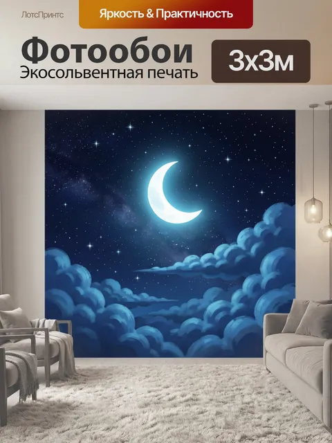 300 × 300 см · Экосольвентная печать