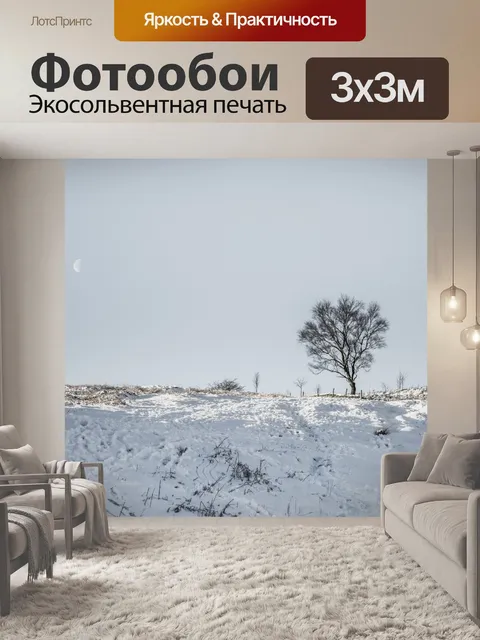 Фотообои Зимний пейзаж