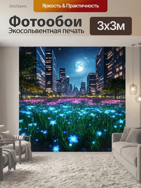 Фотообои природа в стиле научная фантастика с площадями городов