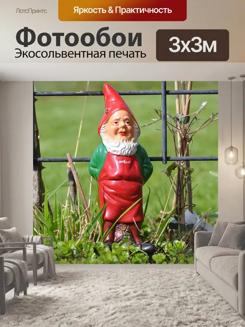 Фотообои Сад gnome