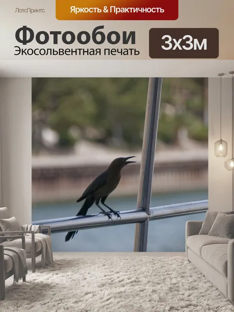 Фотообои Мина Птица Пение