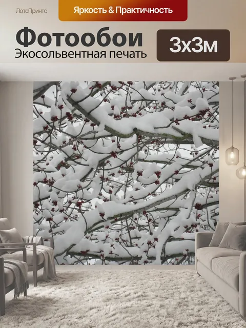 Фотообои Деревья ветви