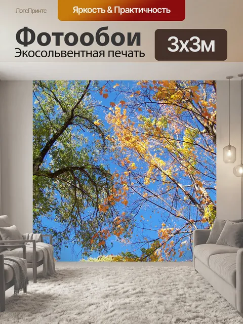 Фотообои Осенние листья
