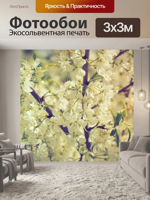 Фотообои Цветы вишни
