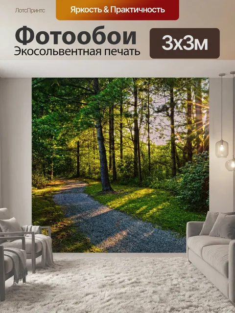 Фотообои Вечерний путь
