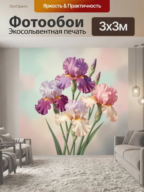 300 × 300 см · Экосольвентная печать