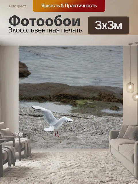 Фотообои Посадка птицы