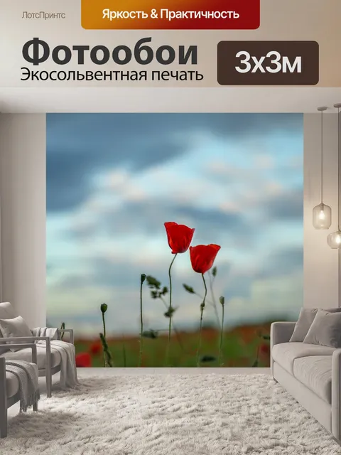 Фотообои Мак
